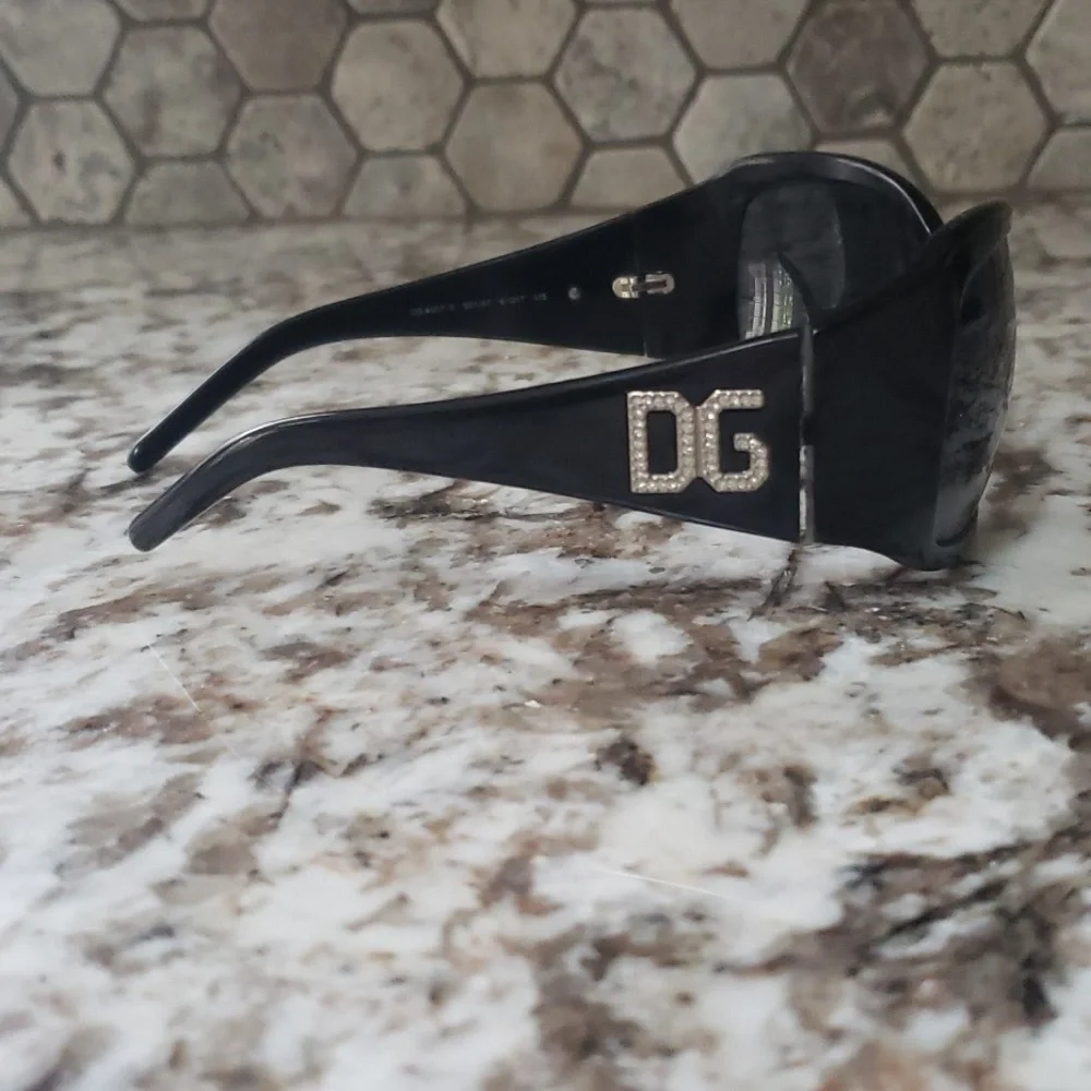 Dolce & Gabbana Black Oversized Sunglasses